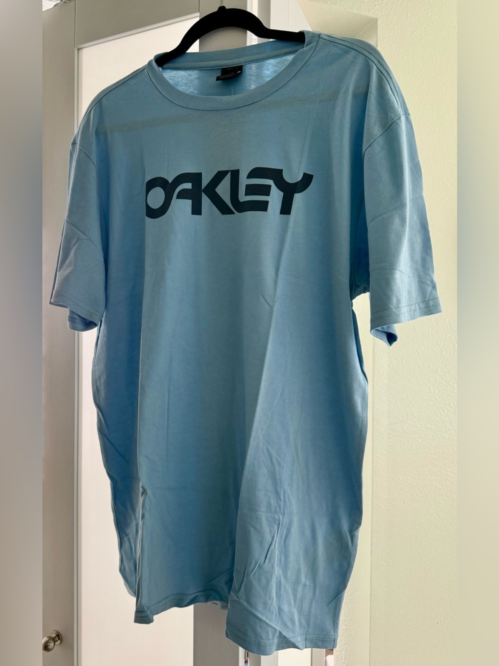 Oakley Light Blue Short Sleeve Logo Tee
